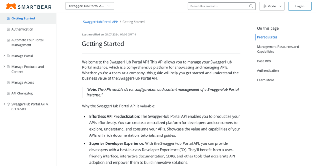 API Hub 开发者门户 – SmartBear 中文网站